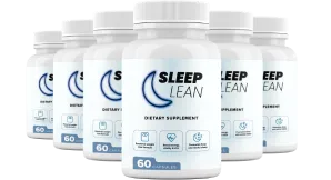SleepLean supplement bottle package