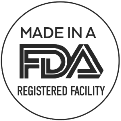 FDA compliant manufacturing standards badge